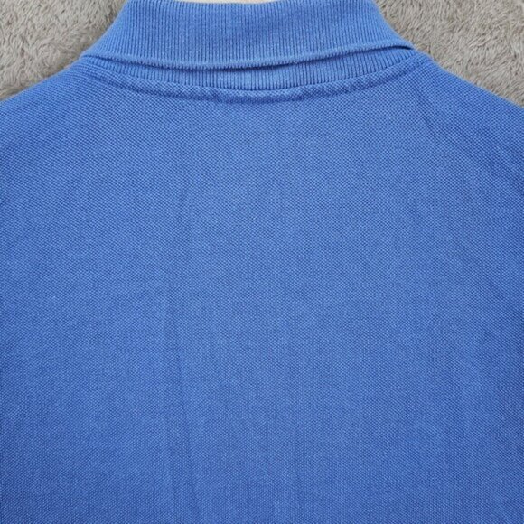 Lacoste Golf Polo Shirt Crocodile Logo Blue 100% Cotton Short Sleeve Mens Size 5 - Picture 9 of 10